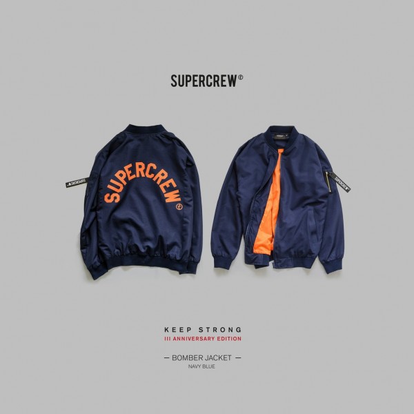 Bomber Jacket Navy Blue